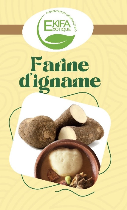 FARINE IGNAME PILÉ 500g :: EKIFA EXOTIQUE